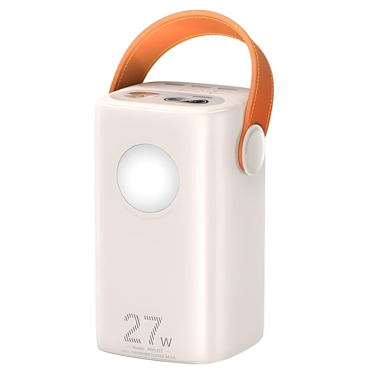 Повербанк Remax RPP-123 60000 mAh PD27W + QC3.0 22,5W с фонариком 3xUSB Beige (29822079)