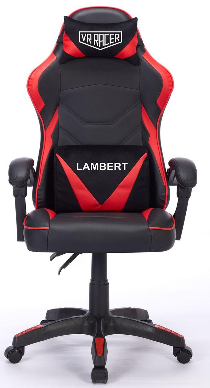 Крісло геймерське VR Racer Dexter Lambert Чорний/Червоний