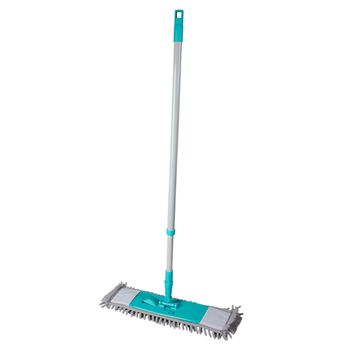 Швабра полотер Stenson з телескопічною металевою ручкою 122x42x12 см Turquoise/Grey (MH-2736)
