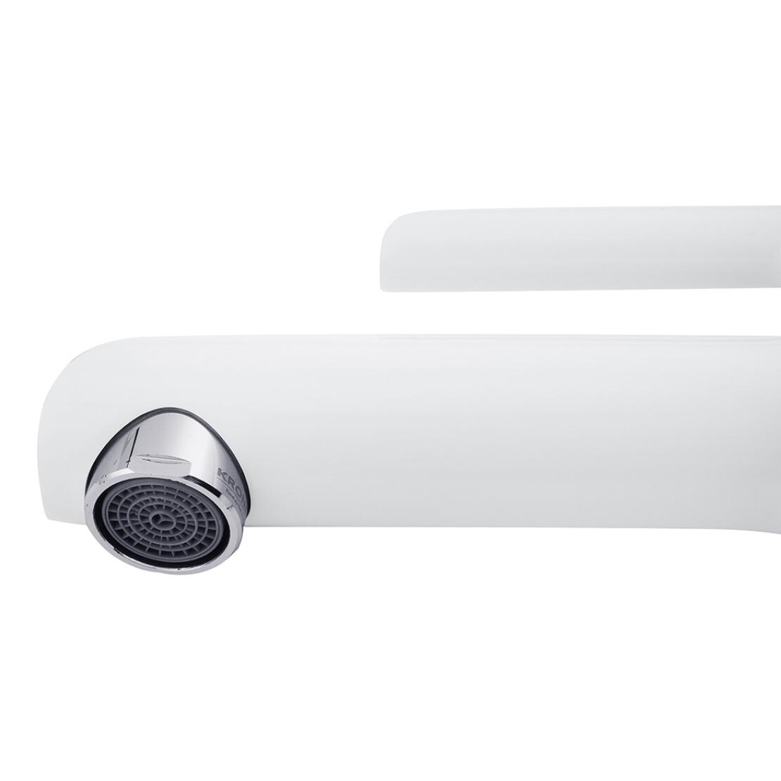 Смеситель для раковины Kroner KRP Essen W010 Белый/Хром (CV024323) - фото 5 Смеситель для раковины Kroner KRP Essen W010 Белый/Хром (CV024323) - фото 5