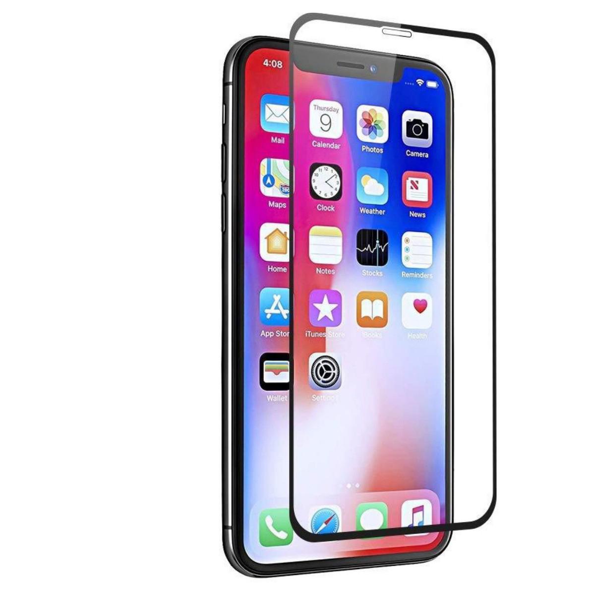 Защитное стекло Glass Full Glue для iPhone X/Xs/11 Pro Black (96)