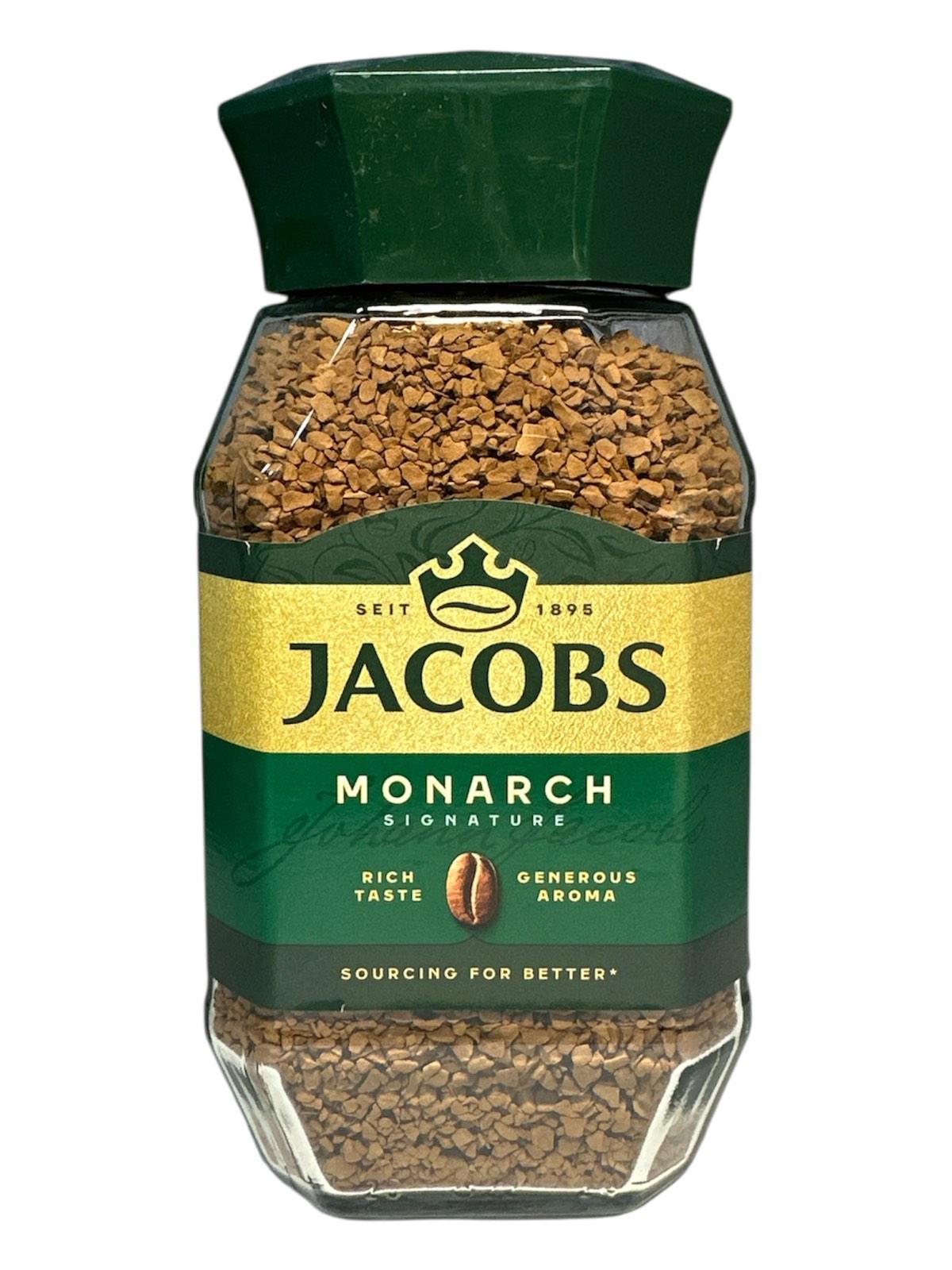 Кофе растворимый Jacobs Monarch 190 г в стеклянной банке (431)