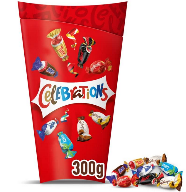 Набор шоколадных конфет Mars Celebration Flip Top Carton 300 г (22288218)