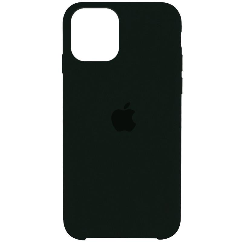 Противоударный Чехол Silicone Case AA для Apple iPhone 11 Pro Max 6.5" Зеленый/Black Green
