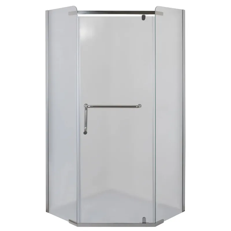 Душова кабіна MIXXUS LINES SCT01-90x90x198-TR п'ятикутна/з підонном/скло 6 мм 90x90 см Хром (OL-MI6913) - фото 2