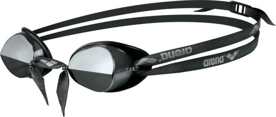 Очки для плавания Arena SWEDIX MIRROR Черно-серебряный (92399-055)