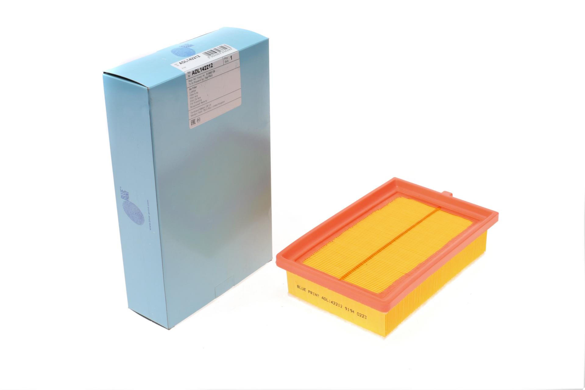 Фильтр воздушный BLUE PRINT для Fiat 500L 1,4 16V/1,6 JTDM 12- (ADL142212)