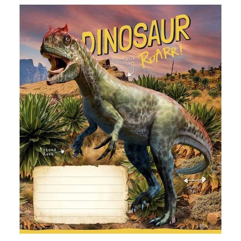 Зошит учнівський "Jurassic world" 018-3310K-4 в клітинку 18 аркушів