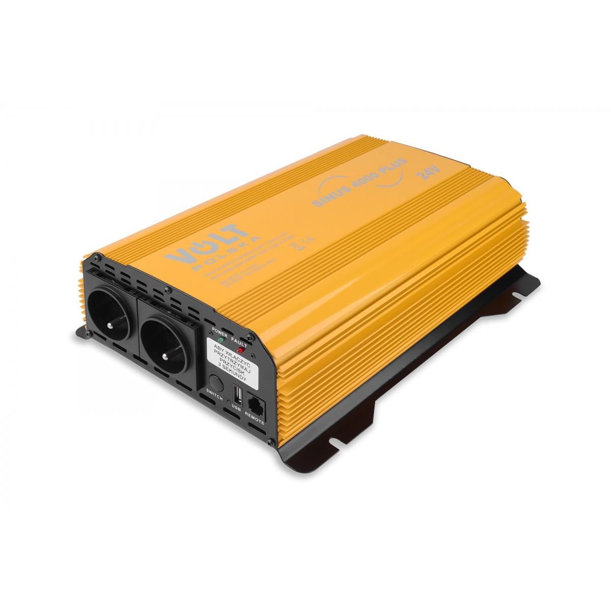 Преобразователь напряжения Volt Polska Sinus PLUS 4000 24/230V 2000/4000W (3SIR400024)