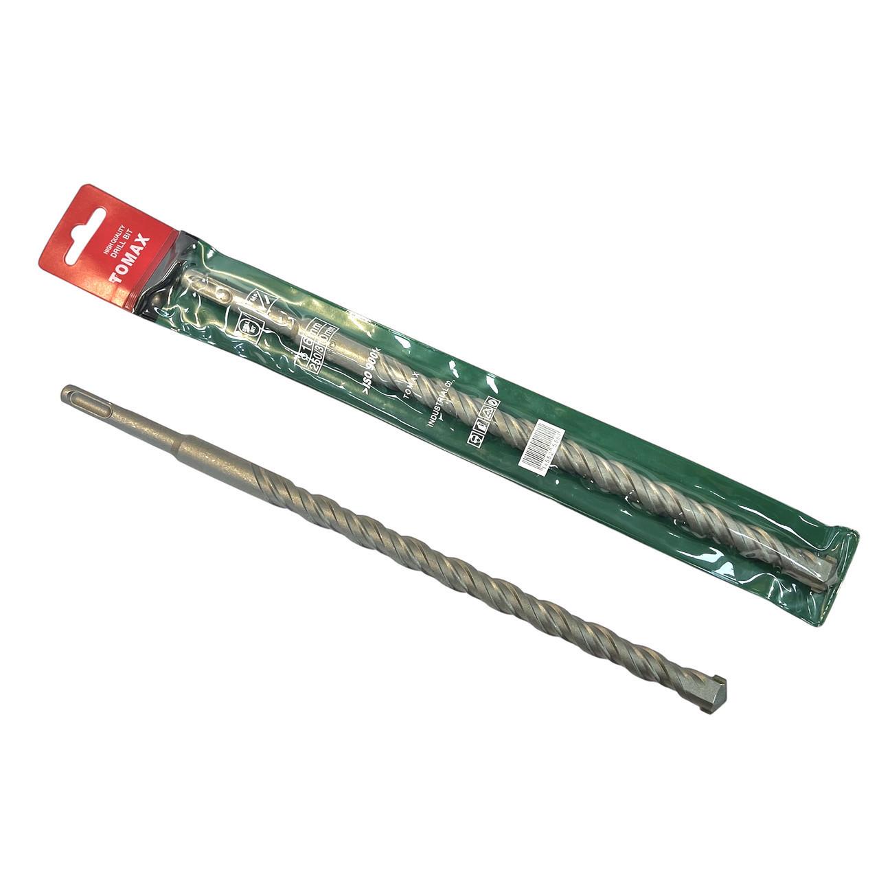 Бур по бетону TOMAX 16x310 мм SDS-plus (1415215298) - фото 4