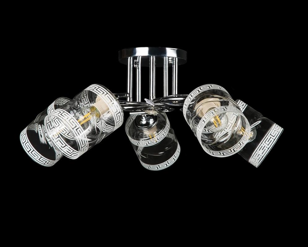 Люстра с плафонами Splendid Ray (L9622B/5 CR)