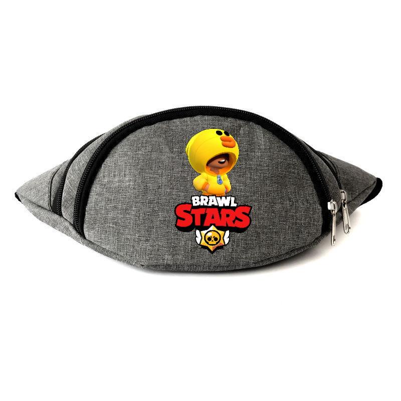 Поясная сумка-бананка Cappuchino toys Бравл Старс Леон Утка BS-LD Серый (1652387749) Поясная сумка-бананка Cappuchino toys Бравл Старс Леон Утка BS-LD Серый (1652387749)