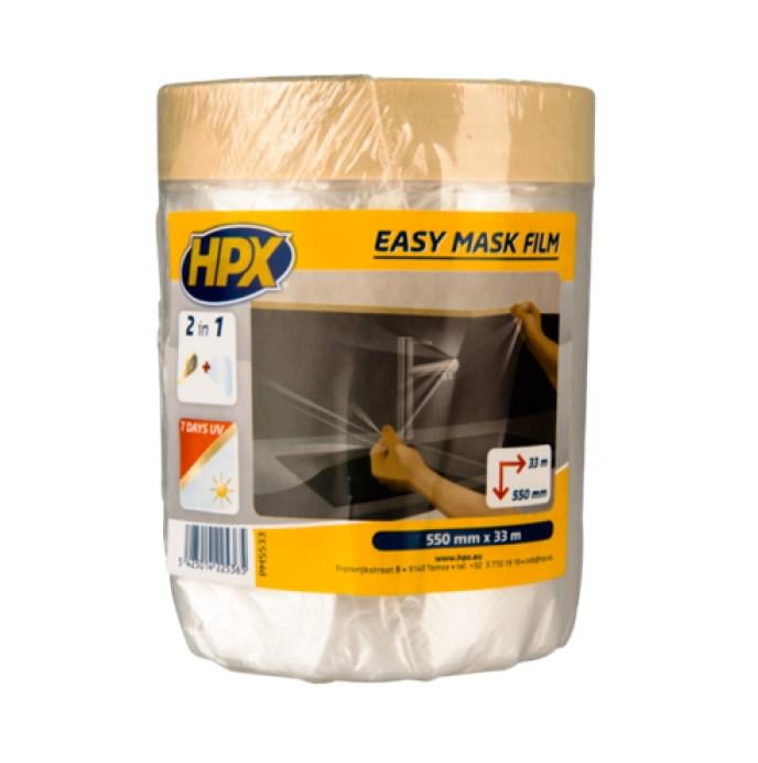 Захисна плівка з малярною стрічкою HPX 550 мм х 33 м