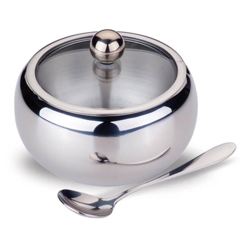 Цукорниця Maestro MR-1696l з ложкою з нержавіючої сталі 560 мл (S_MR1696I)