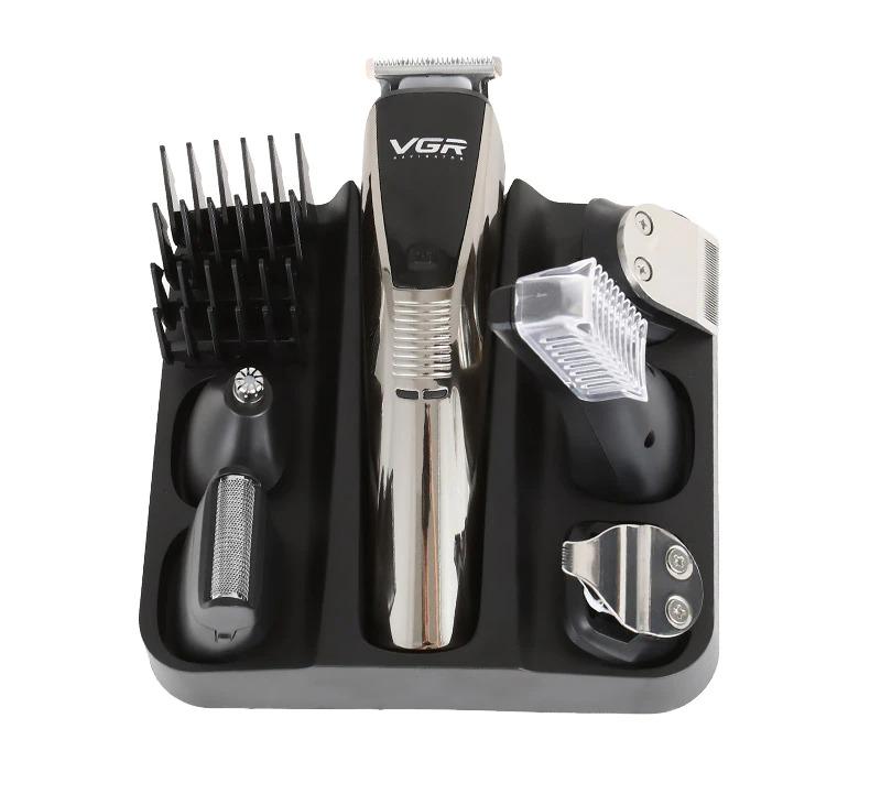 Машинка для стрижки волосся VGR V-029 6в1 Сріблястий/Чорний (1009277-Silver)