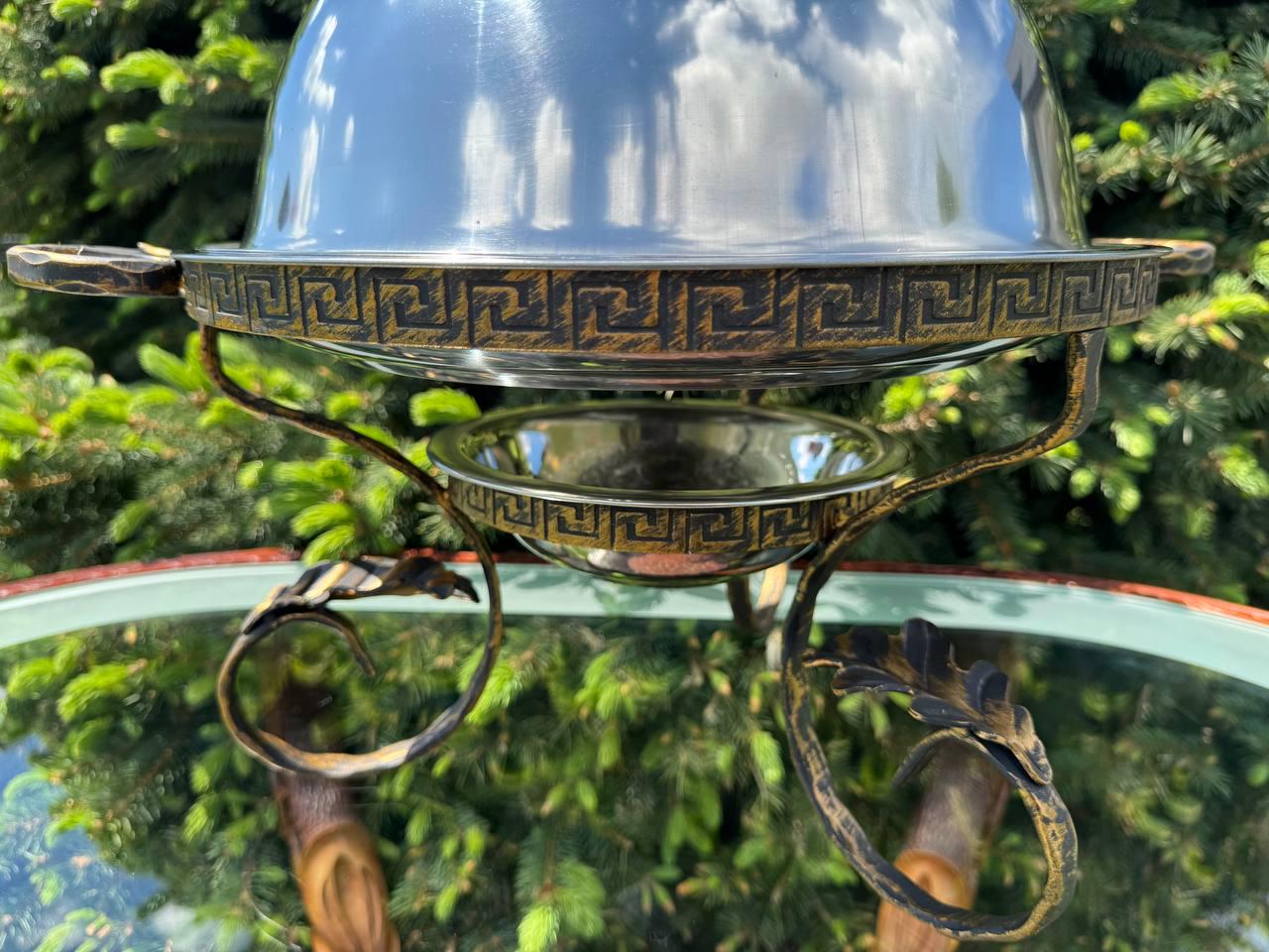 Садж для шашлику та м'яса з підігрівом з кришкою 36 см - фото 5 Садж для шашлику та м'яса з підігрівом з кришкою 36 см - фото 5