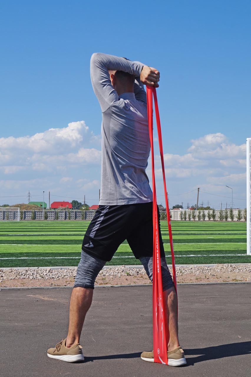 Лента-эспандер для фитнеса и реабилитации PowerPlay 4112 MediBand Heavy 11 кг 0,6 мм Красный (A-011809) - фото 9