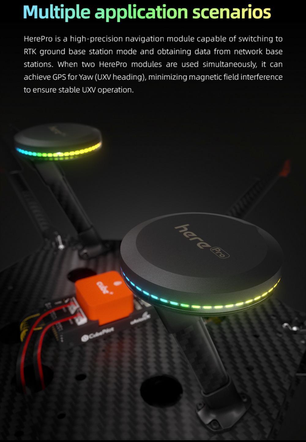 Приймач GPS CubePilot HEX HerePro CAN F9P RTK GNSS (54102) - фото 3 Приймач GPS CubePilot HEX HerePro CAN F9P RTK GNSS (54102) - фото 3