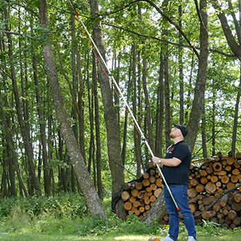 Сучкорез штанговый Intertool HT-3116 комплект из двух частей с телескопической ручкой 3,75 м полотно 350 мм (HT-3116) - фото 3 Сучкорез штанговый Intertool HT-3116 комплект из двух частей с телескопической ручкой 3,75 м полотно 350 мм (HT-3116) - фото 3