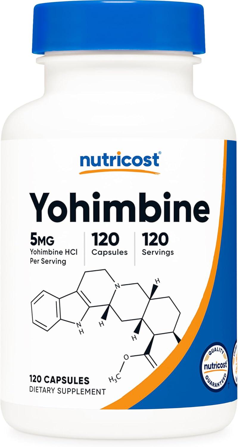 Йохимбин Nutricost Yohimbine 5 mg 120 капс.