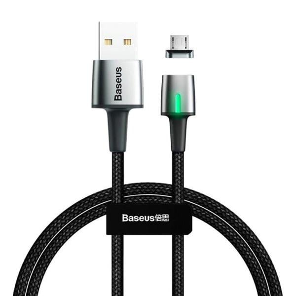 Кабель магнитный Baseus Micro-USB CAMXC-E с наконечником 1 м Черный