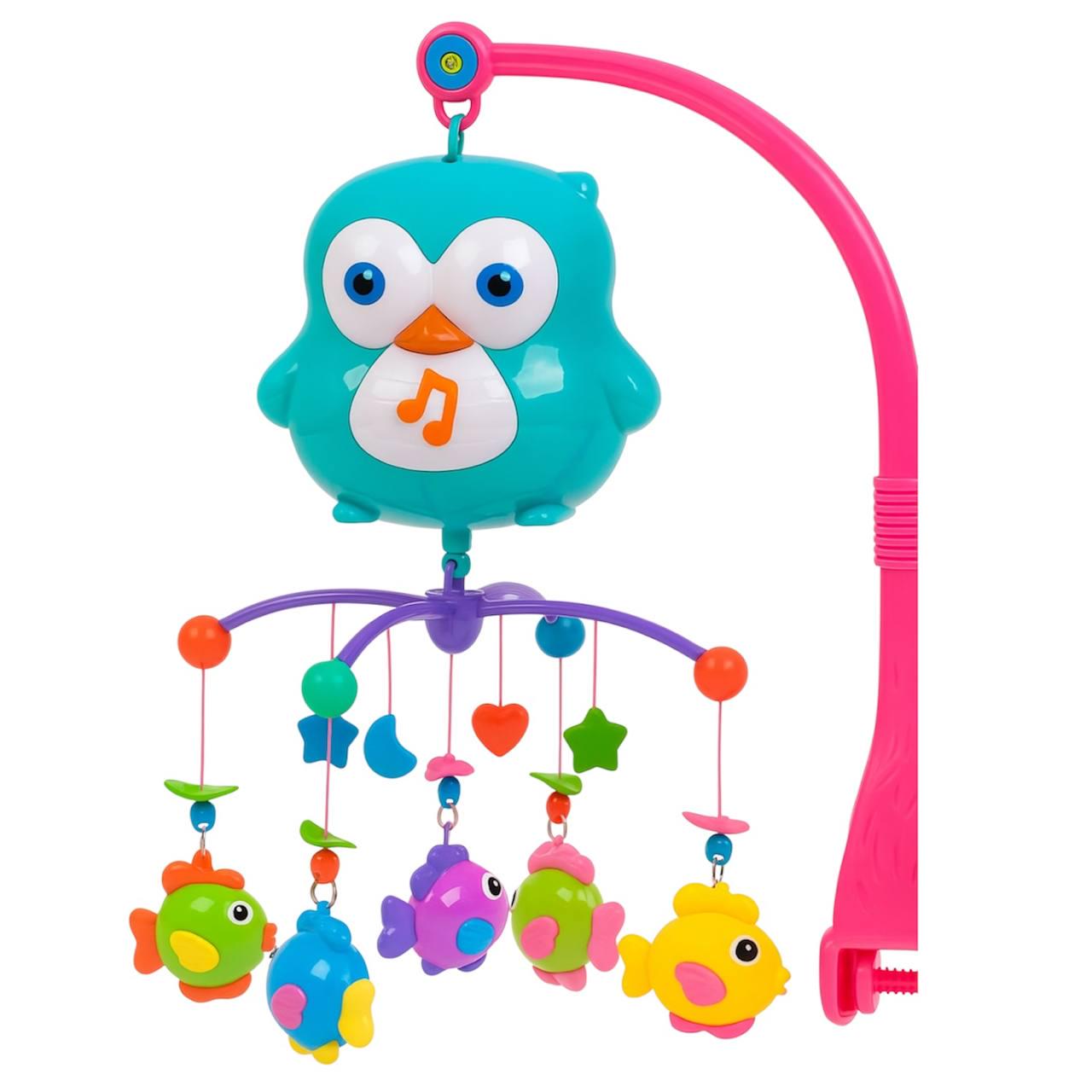 Детская карусель HL 2018-40 R "Добрые сны" с эффектами/музыкой и светом Разноцветный