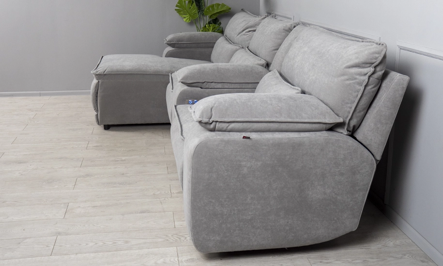 Диван кутовий Денвер лівий з електричним реклайнером і консоллю (2147484393) - фото 5