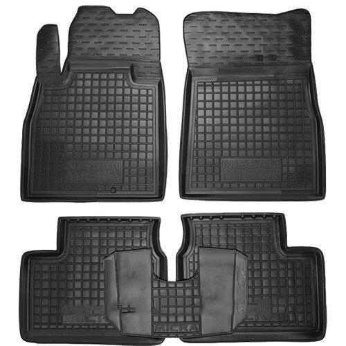 Коврики автомобильные AVTO-Gumm Nissan Micra K13 IV 10- Черный (11387)