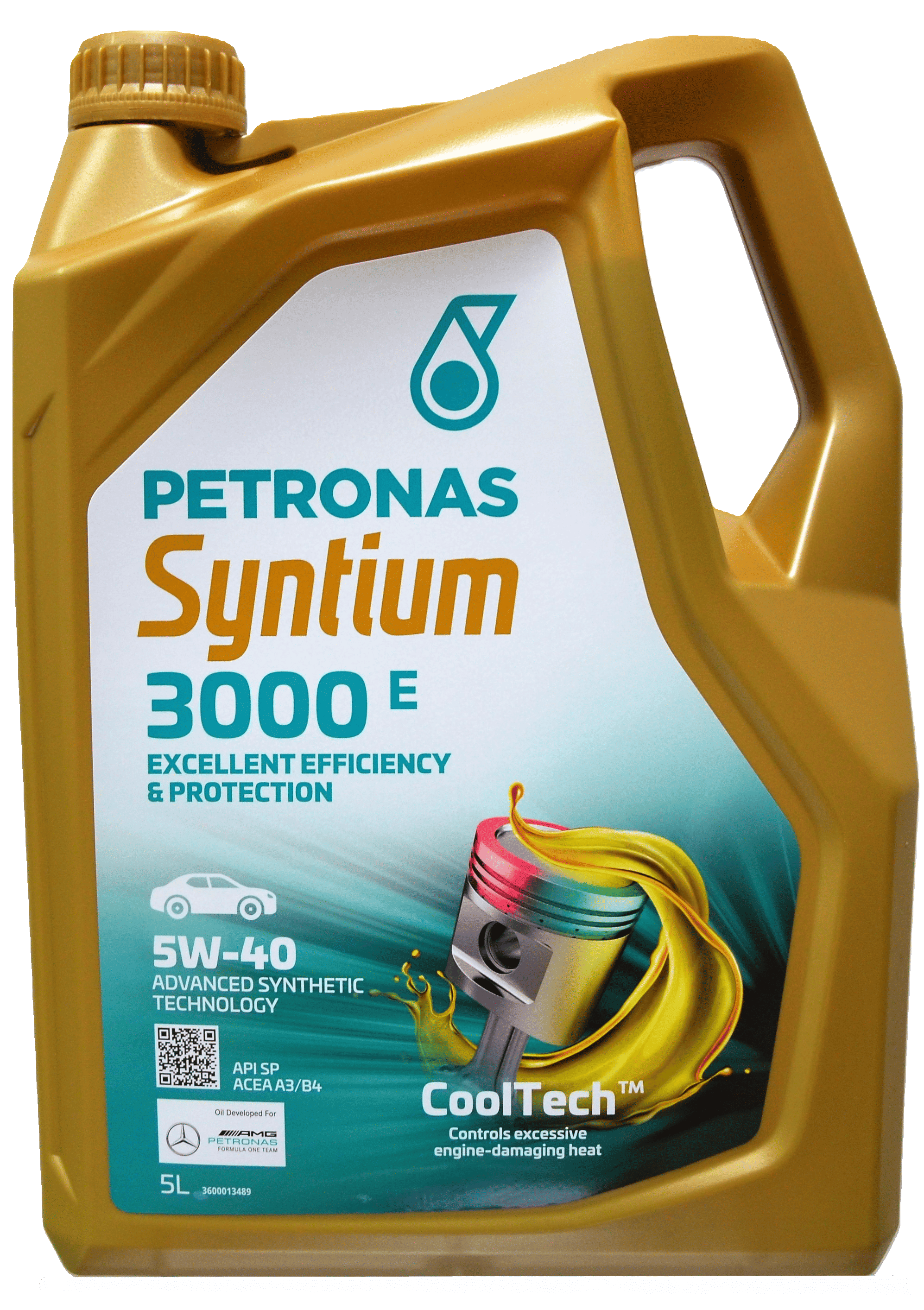 Моторна олива PETRONAS LUBRICANTS Syntium 3000 E 5W-40 5 л (2443747859) - фото 2