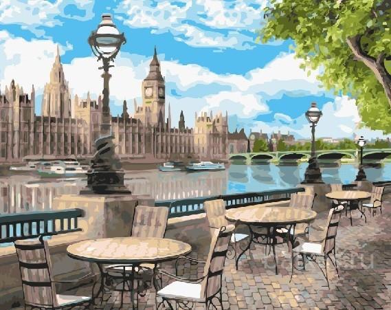 Картина по номерам Brushme Набережная Лондона 40x50 см (BK-GX25070)