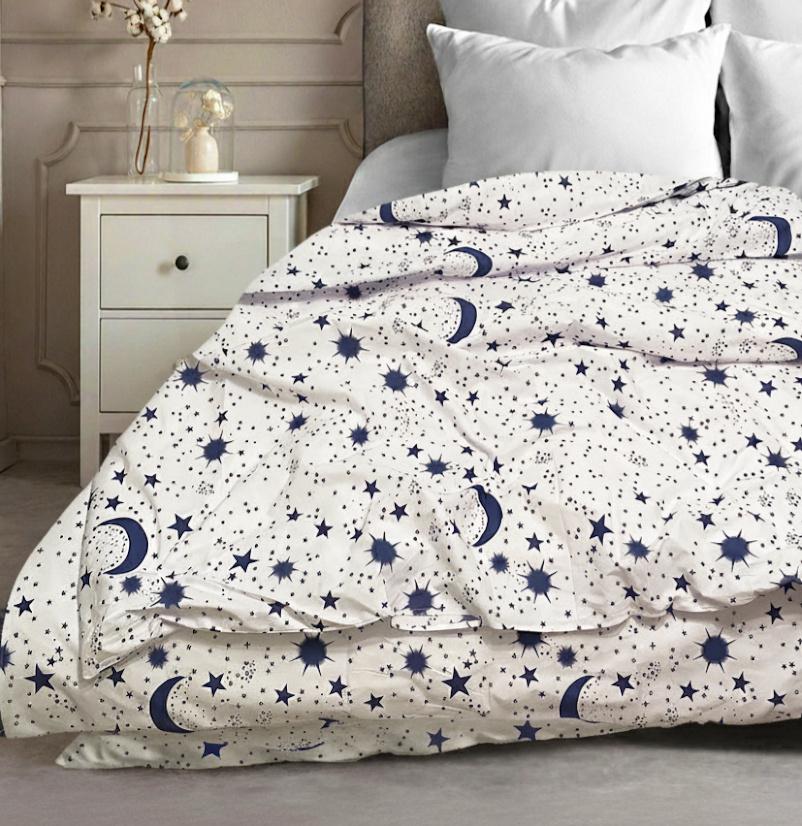 Простирадло Zastelli бязь Stars on White Reverse 220х240 см (31262382)