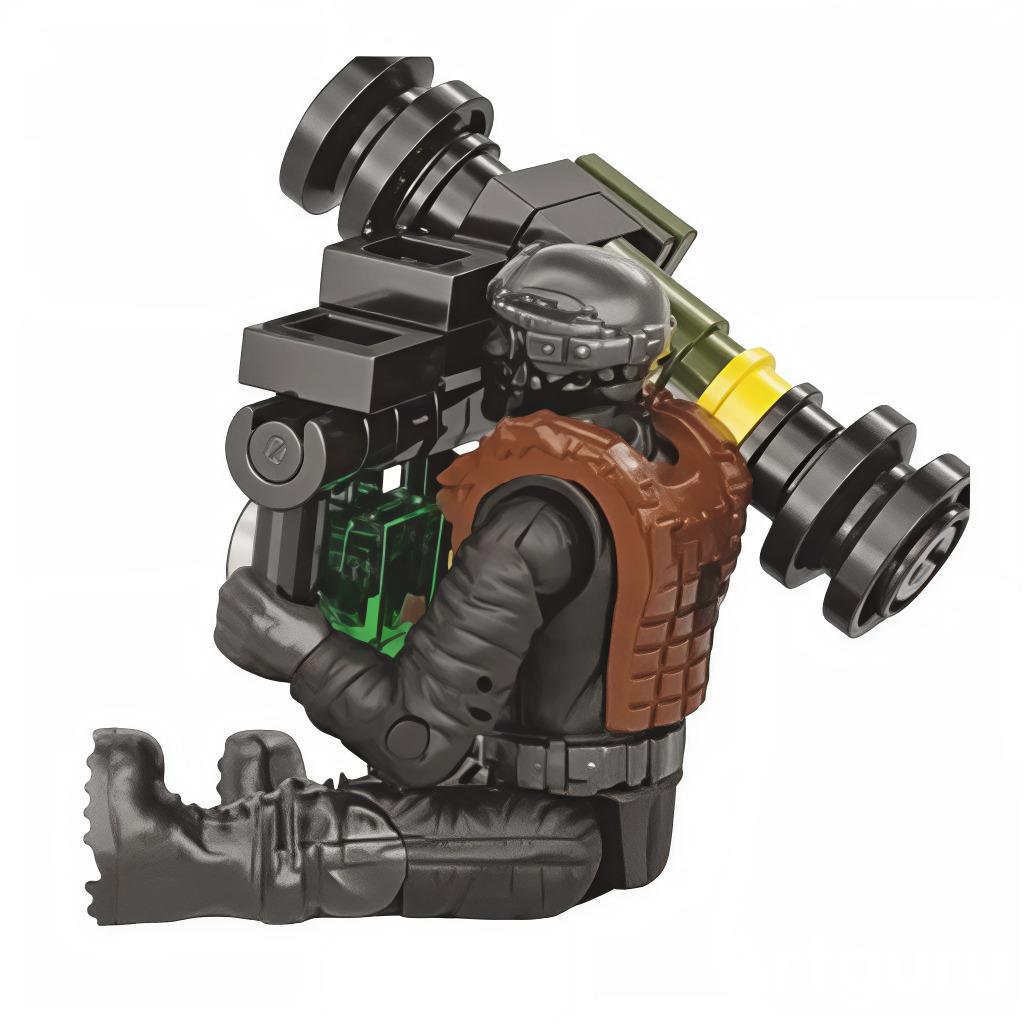 Конструктор военный KB 1129-5 с фигуркой-солдатом и оружием (30475448)