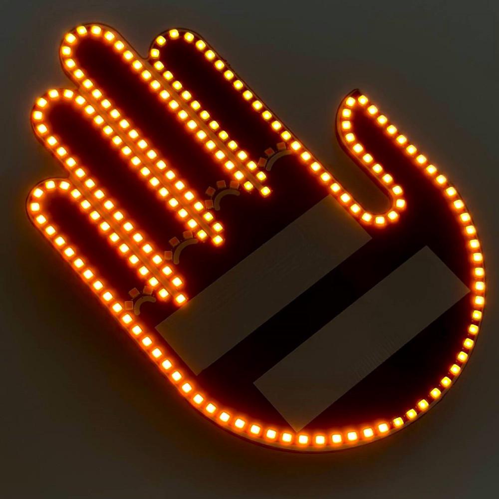 Рука світлодіодна на заднє скло автомобіля Black Рука світлодіодна на заднє скло автомобіля Black