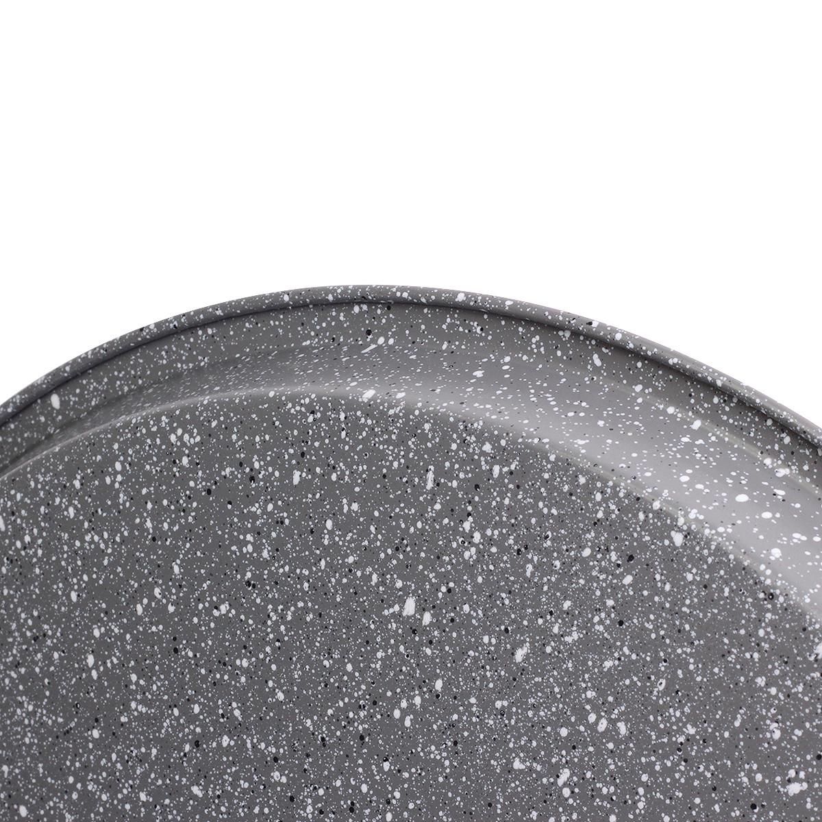 Форма для запікання піци з антипригарним покриттям Kamille КМ-6016М із вуглецевої сталі 29х1,8 см Сірий графіт (150-84-6016М) - фото 4