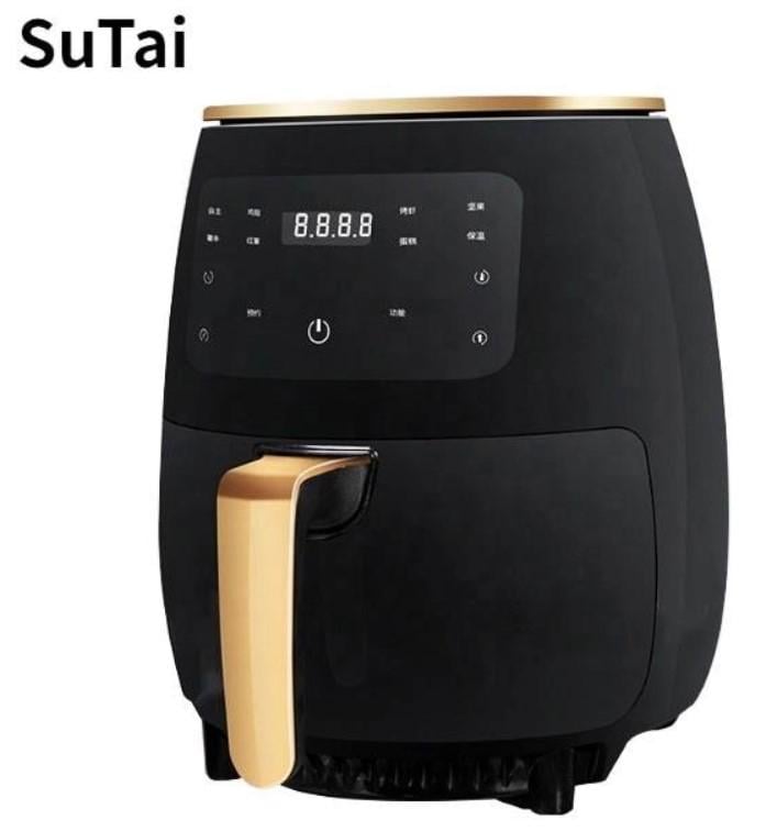 Аерогриль Air Fryer Su Tai ST 505 1800 Вт 6 л Чорний (546575687) - фото 4