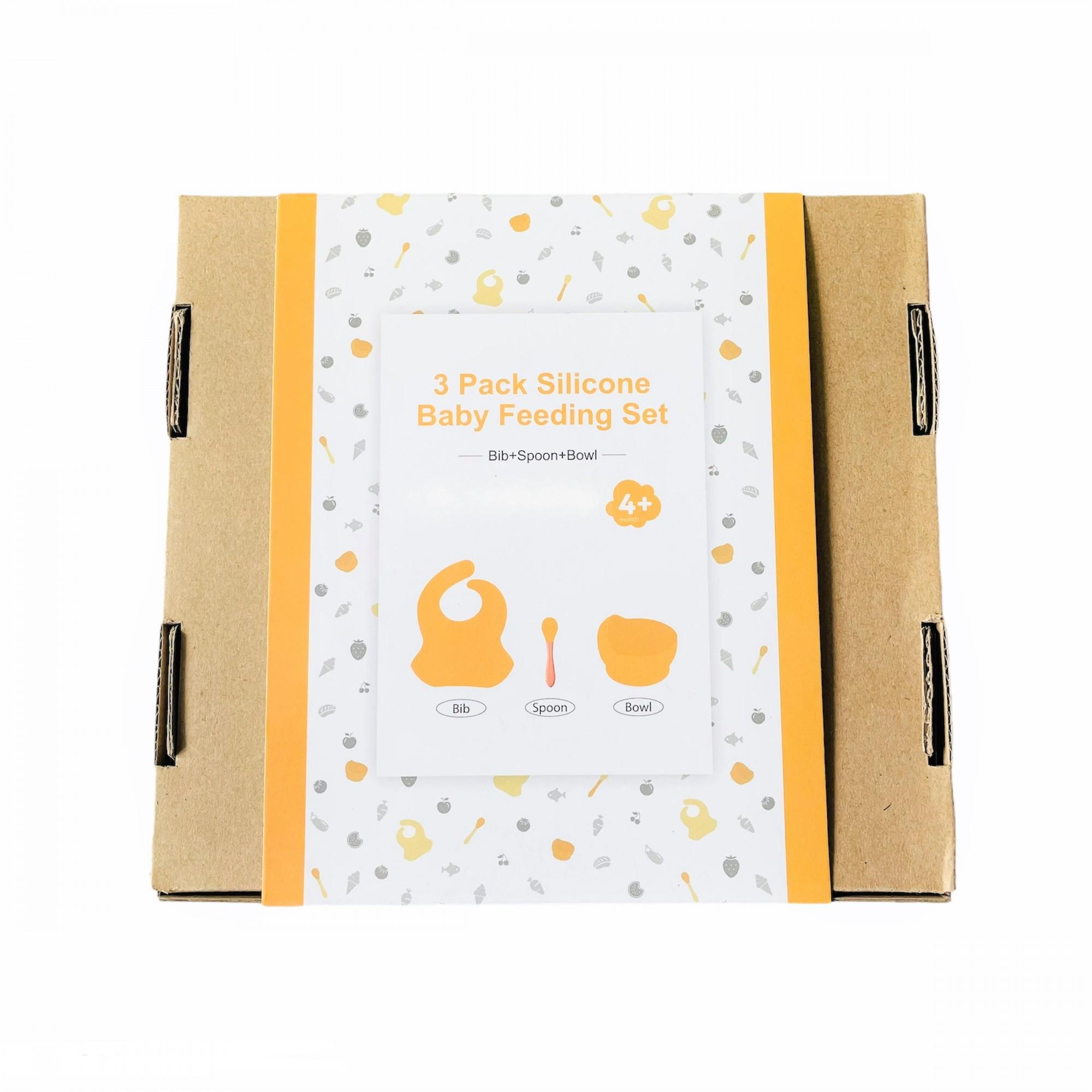 Набор детской силиконовой посуды с присоской тарелка/ложка/нагрудник/поильник Мятный (24043430) - фото 6 Набор детской силиконовой посуды с присоской тарелка/ложка/нагрудник/поильник Мятный (24043430) - фото 6