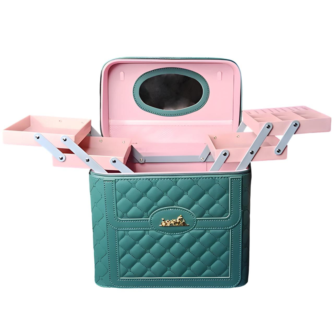 Бьюти-кейс для косметики Зеленый (MRA-25-23)