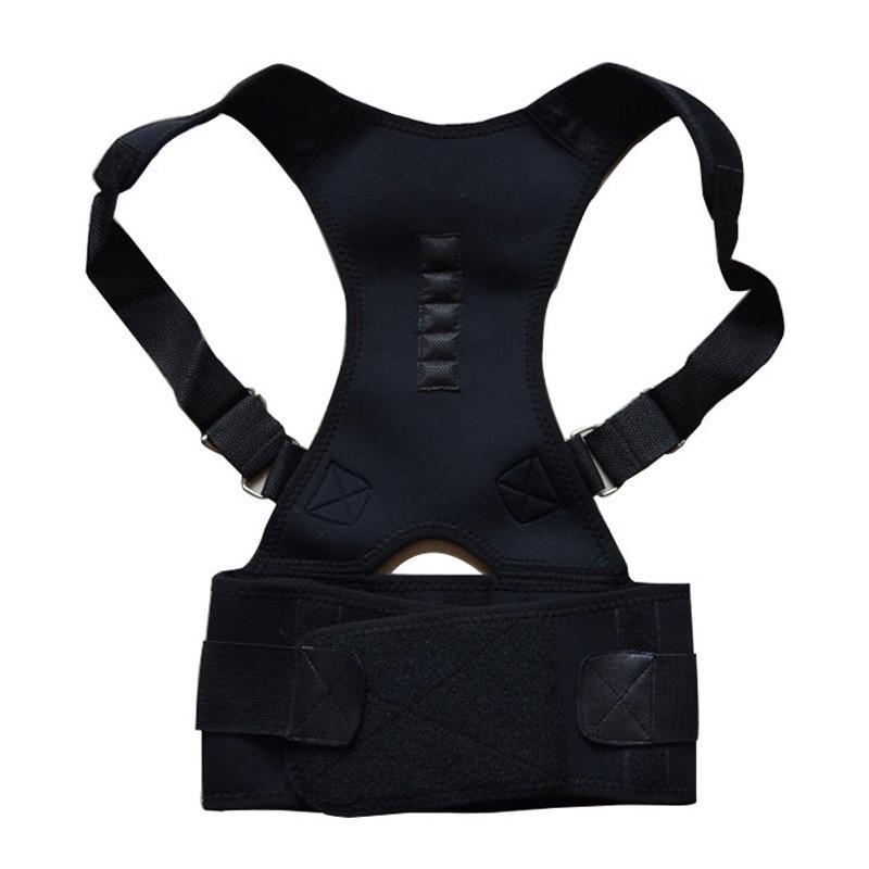 Корректор осанки SUNROZ Posture Support Brace с магнитами XL Черный (SUN2629) - фото 3