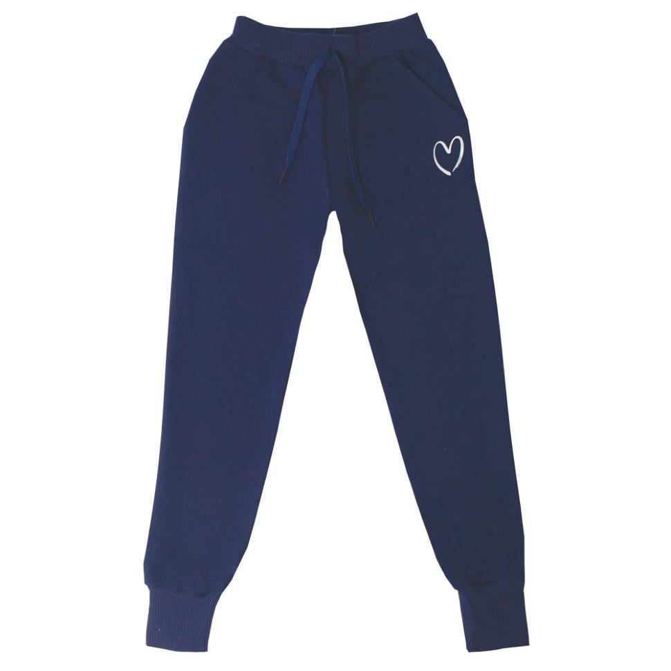 Брюки детские хлопковые для девочки Gabbi BR-14-18 Парадиз 110 см Темно-синий (11390)