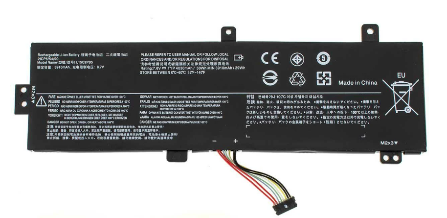 Аккумулятор для ноутбука Lenovo IdeaPad 510-15IKB 3950 mAh 76V 30 Wh
