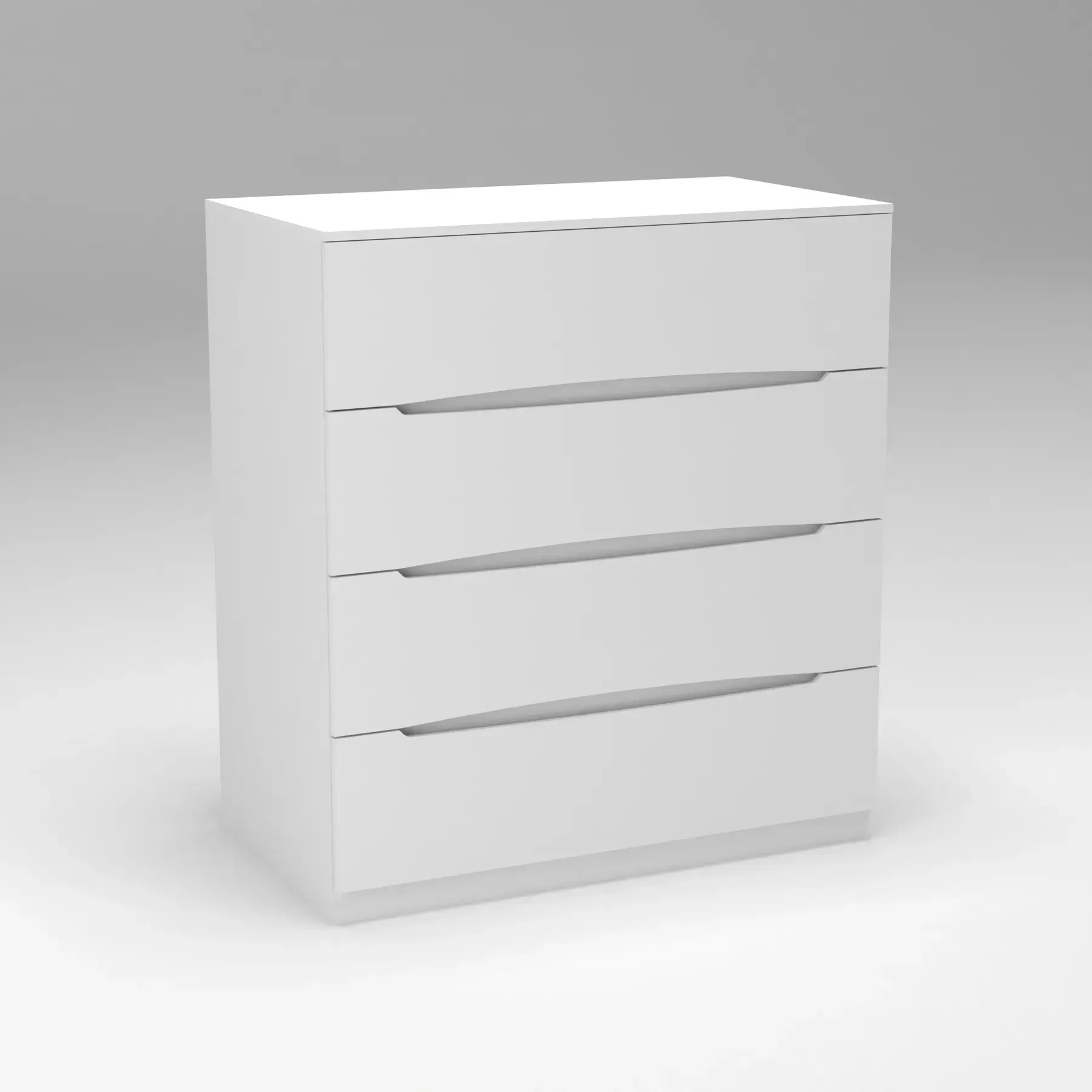 Комод з шухлядами Kontinent Дельта №1 109х61х120 см Білий (58297849) - фото 4 Комод з шухлядами Kontinent Дельта №1 109х61х120 см Білий (58297849) - фото 4