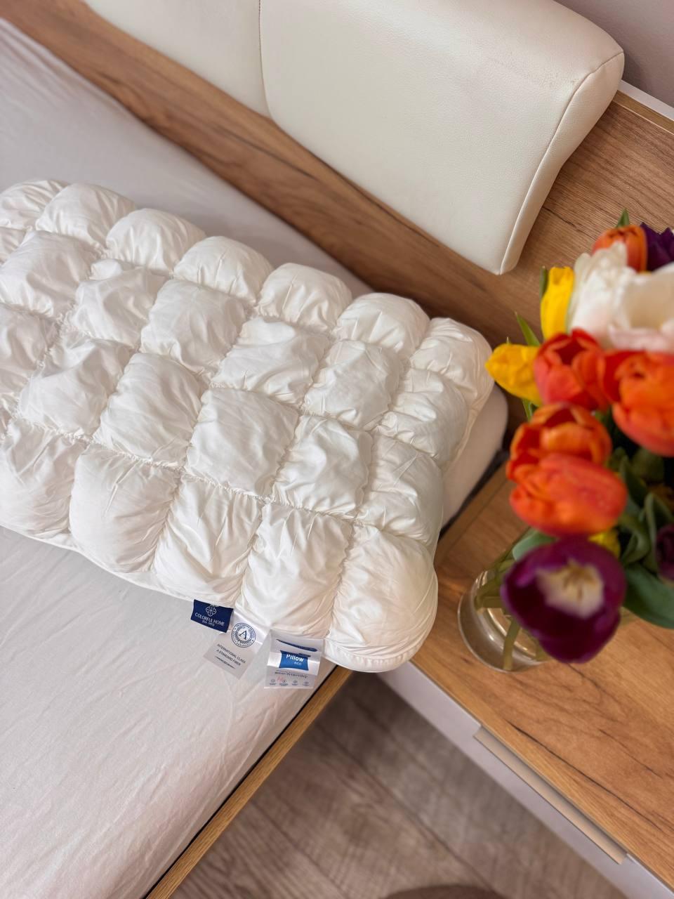 Подушка антиаллергенная 50х70 см Белый (Д-3d25-001) - фото 2