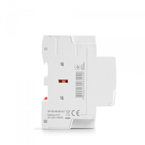 Контактор модульний Videx 4п 63 А 4НВ (VF-RS-MC4O-63) - фото 3 Контактор модульний Videx 4п 63 А 4НВ (VF-RS-MC4O-63) - фото 3