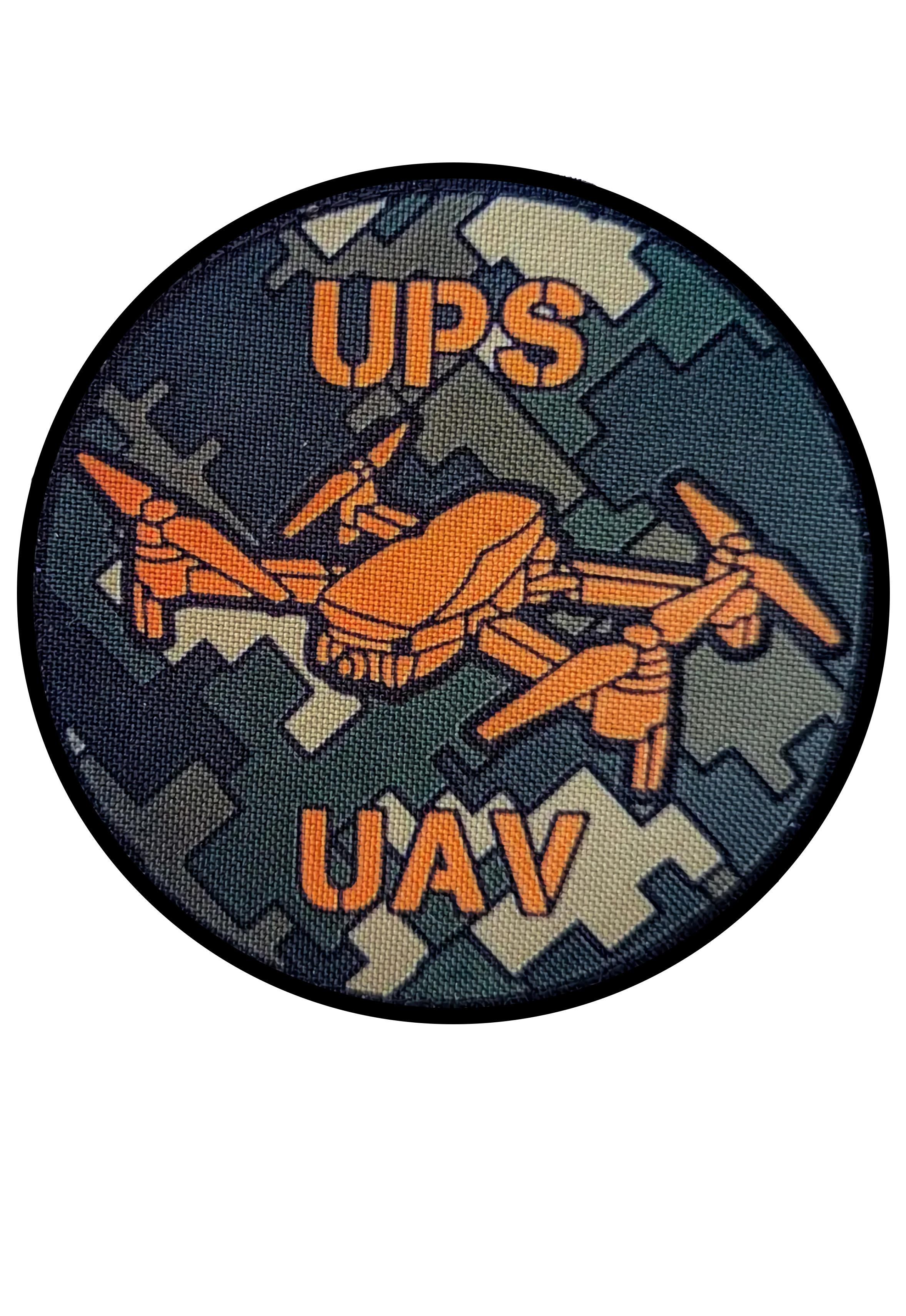 Шеврон-нашивка FPV-дрон на липучке Пиксель (DRONS9)