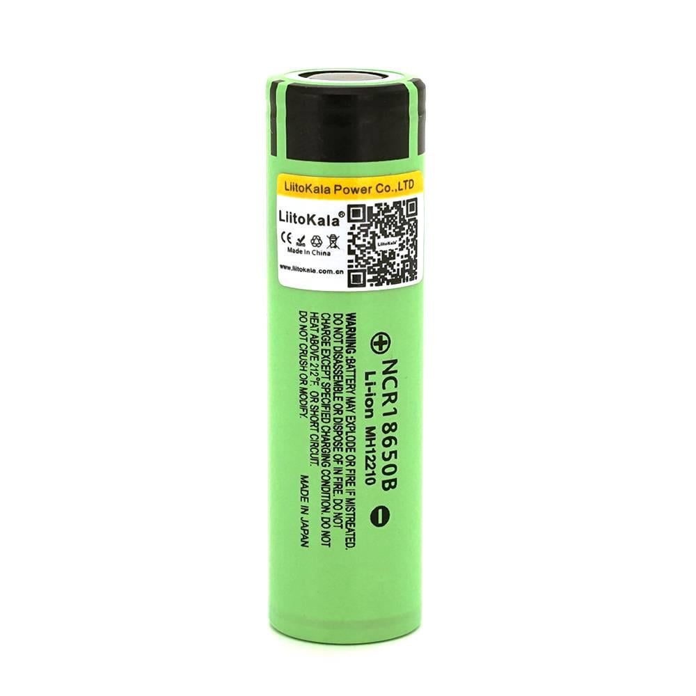 Акумулятор 18650 Li-Ion LiitoKala Lii-34B 3400 mAh 3,7V Green (38559)