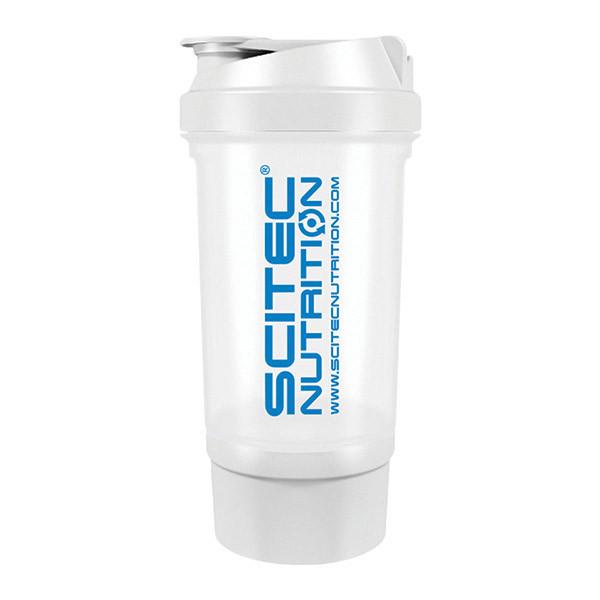 Шейкер Scitec Nutrition Shaker 500 Travel 500 мл Белый (08473-01) - фото 1