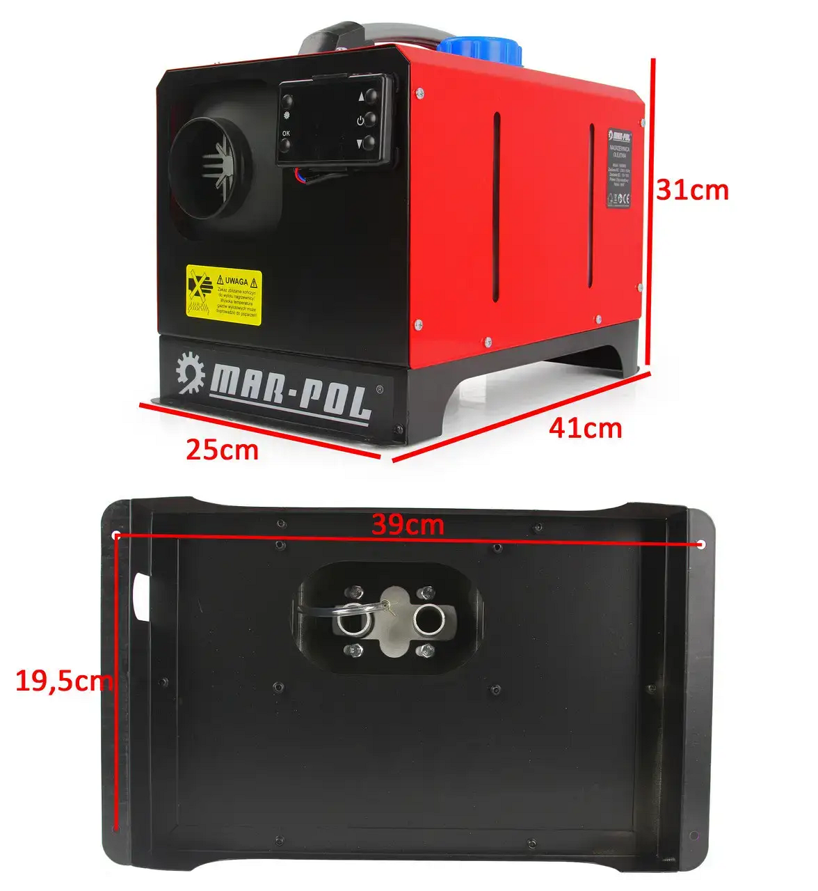 Обігрівач автономний дизельний MAR-POL M80950 - фото 5 Обігрівач автономний дизельний MAR-POL M80950 - фото 5