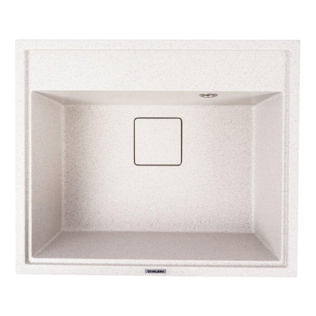 Мойка гранитная Valeso Sherlit 600х500 врезная прямоугольная Топаз матовый (PLTM-SP000049393)