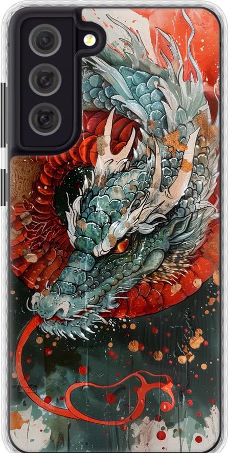Чехол на Samsung Galaxy S21 FE Стихия огня (6101pc-2302-42517)