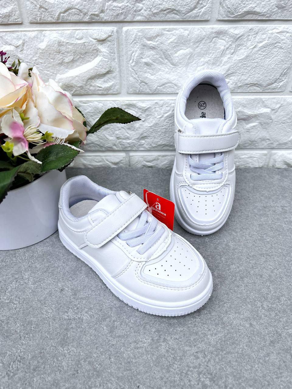 Кроссовки унисекс Apawwa 1458 р. 29 17,3 см Белый (1458-1)